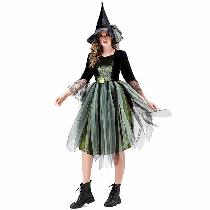 Costume de sorcière mystique gothique