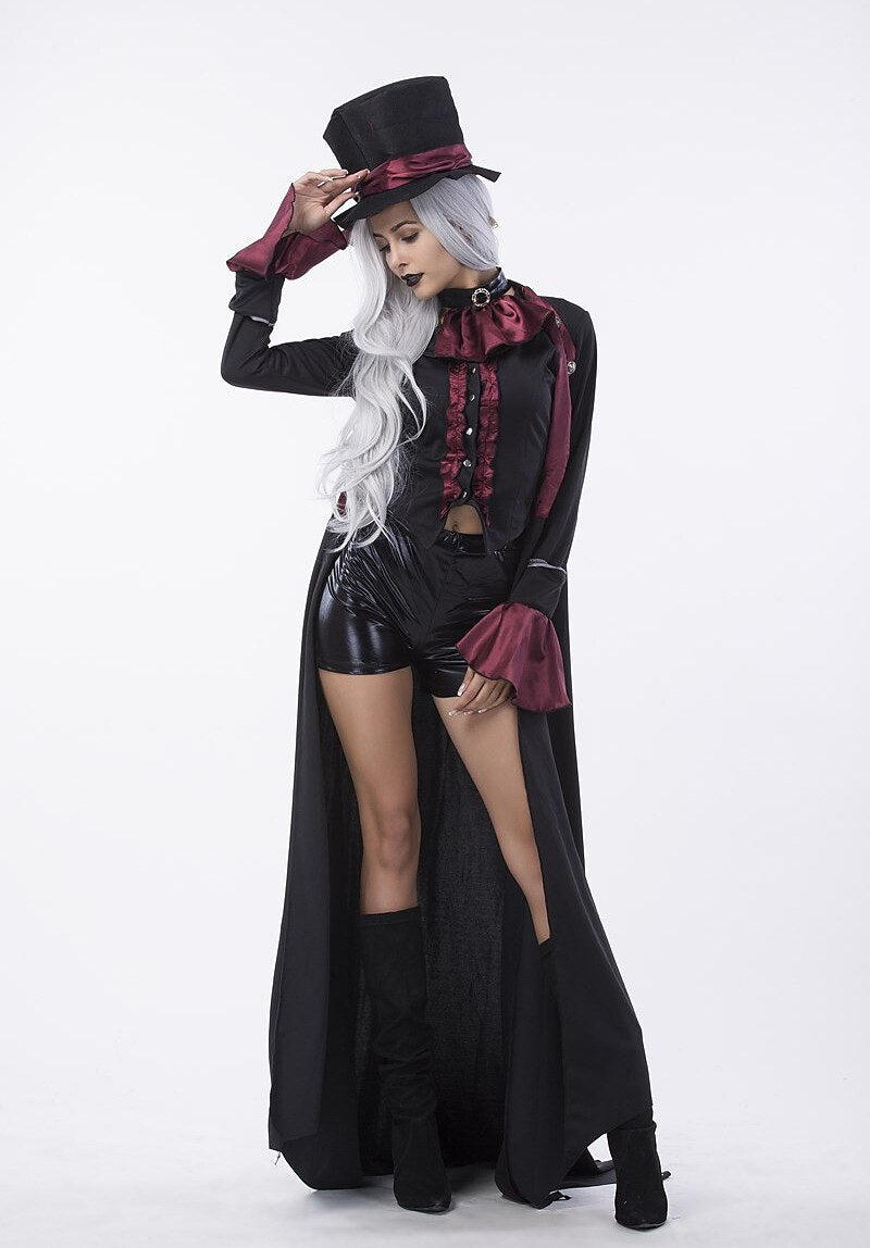 Women's Victorian Vampire Costume for Halloween