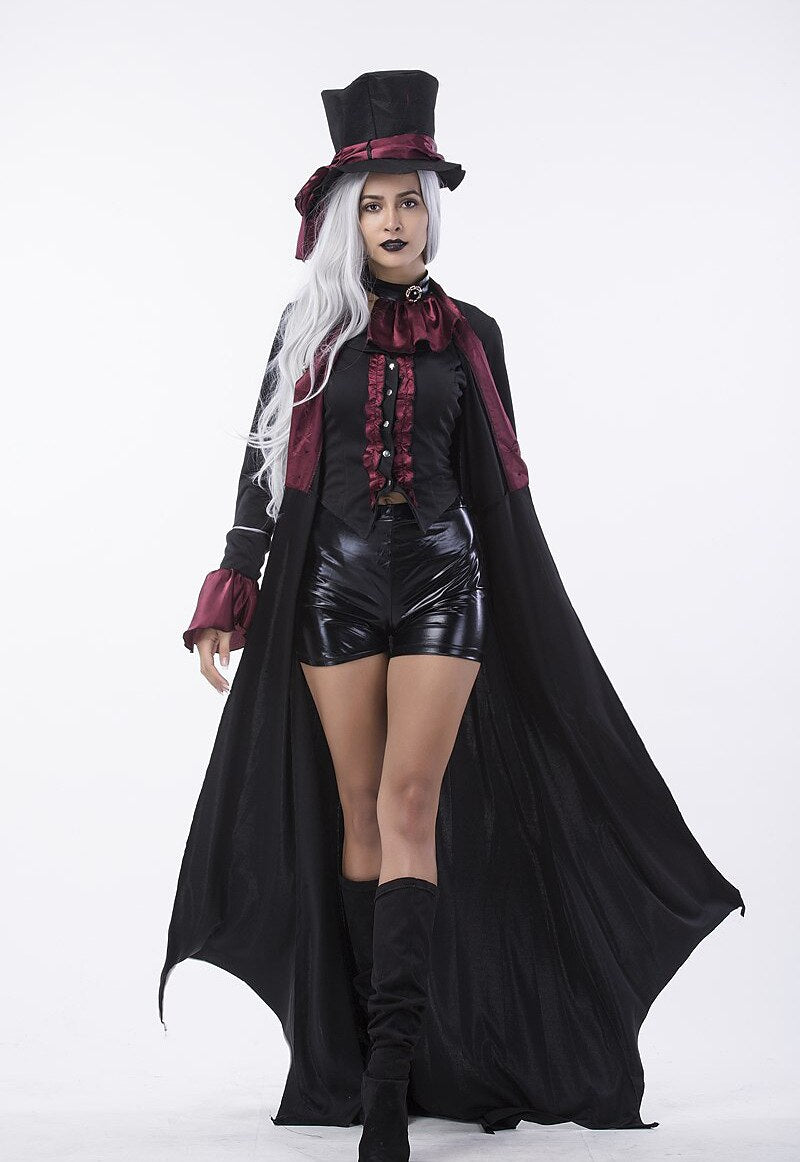 Women's Victorian Vampire Costume for Halloween