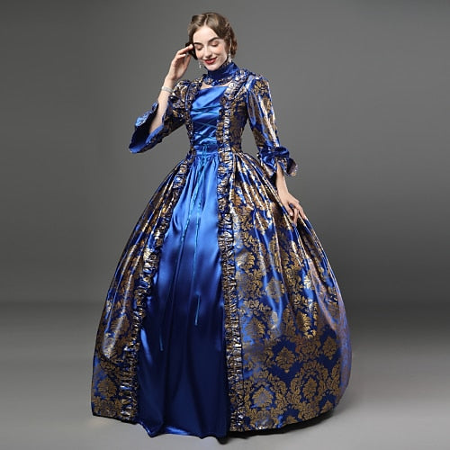 Rococo Marie Antoinette Style Gown
