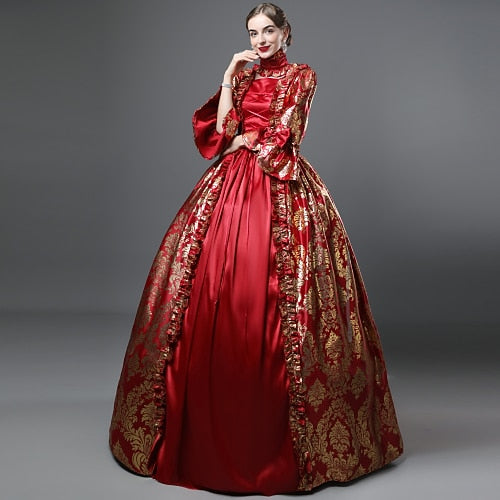 Rococo Marie Antoinette Style Gown