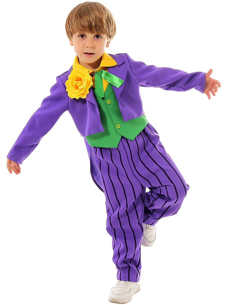 Joker Halloween Outfits with Wig