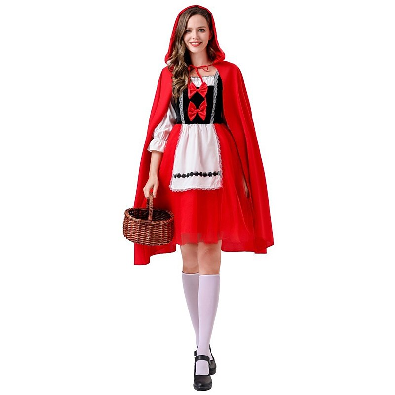 Little Red Riding Hood Dress with Cape