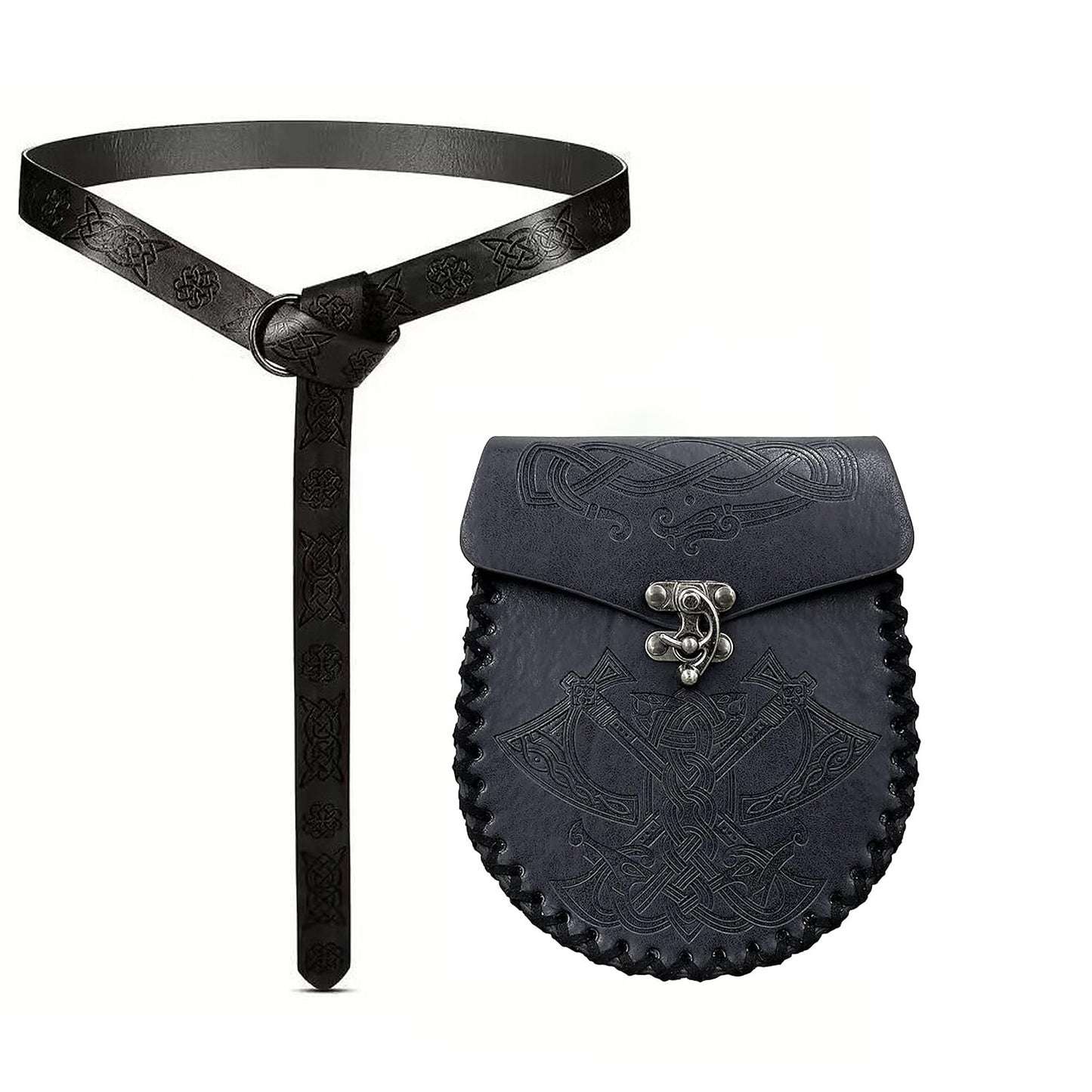 Ranger Styles Belt Set: Scabbard, Pouch - Retrorobe