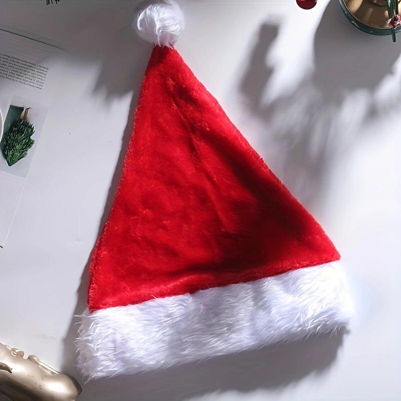 Christmas Plush Light-Up Santa Hat