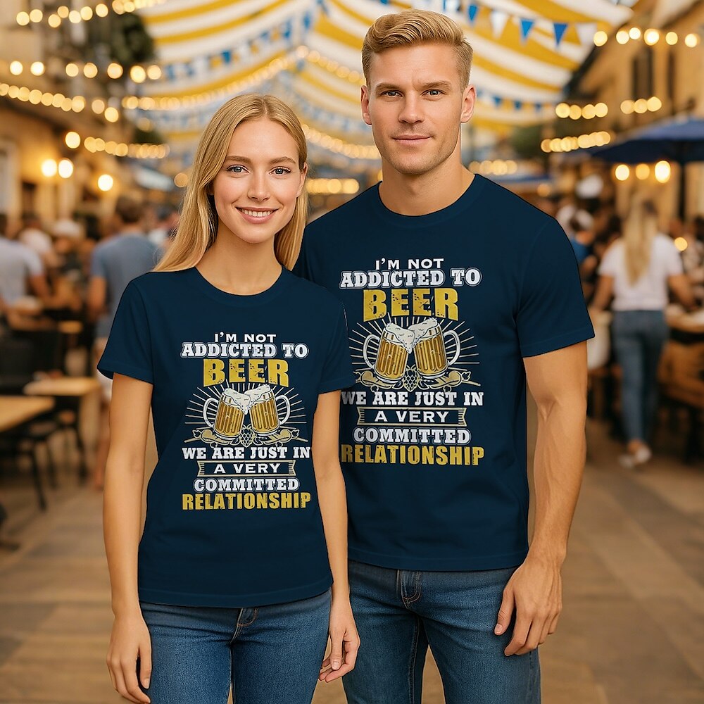 Unisex Oktoberfest Beer Graphic T-shirt 1pc