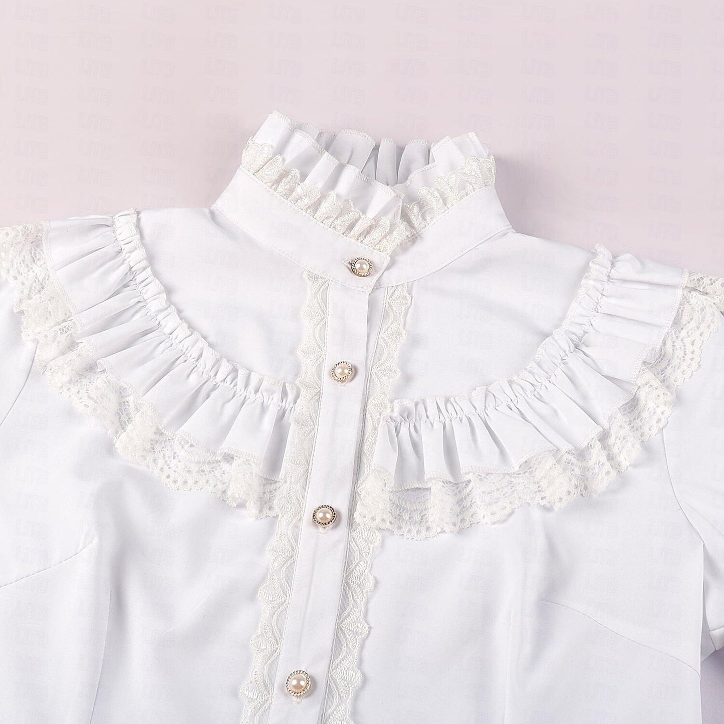 Renaissance Princess Style Ruffle Sleeve Blouse