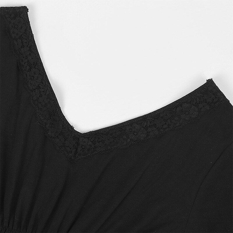 Renaissance Dress Embroidery Bell Sleeves A-Line Dress