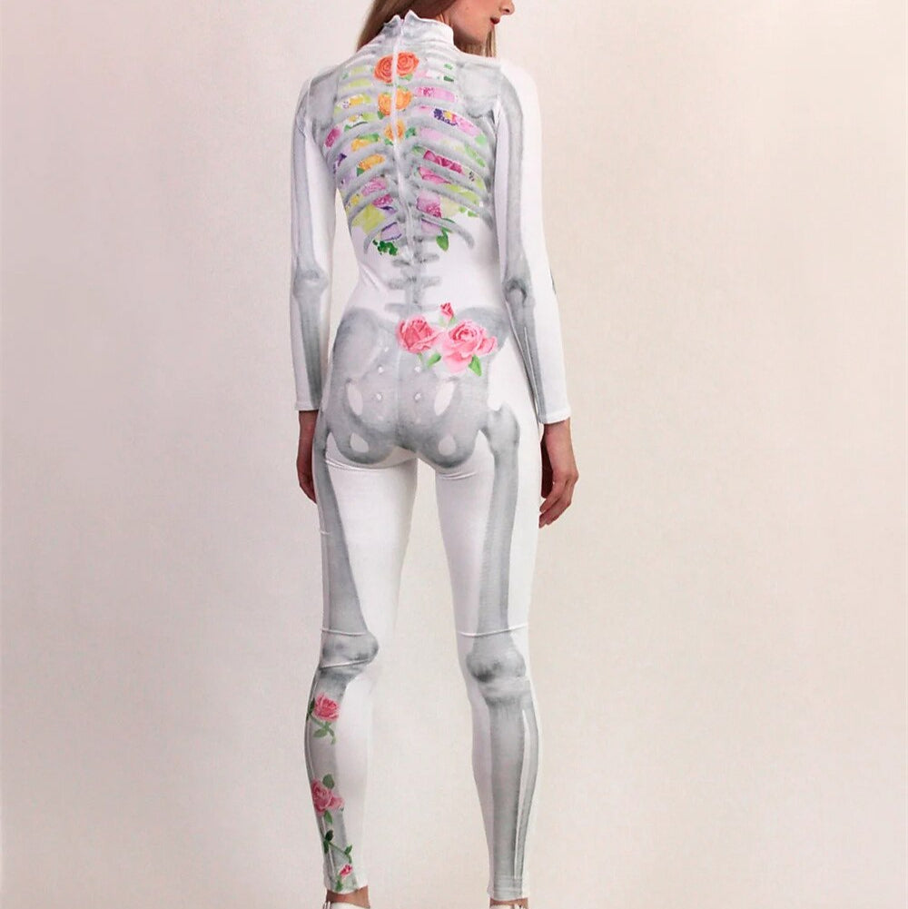 Skull Skeleton Sugar Skull Bodysuit