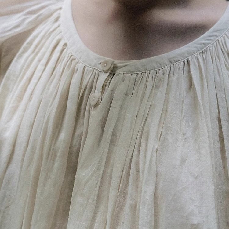 Retro Renaissance Style Basic Blouse for LARP & Casual Daily - Retrorobe