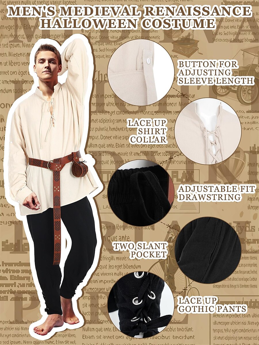 Medieval Pirate Costume with ACCs