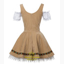 Oktoberfest Khaki Costume Dirndl Apron Set - Retrorobe
