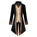 Men's Punk & Gothic Embroidered Tailcoat - Retrorobe