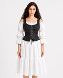 Pirate Renaissance Lace up Corset Vest Bodice