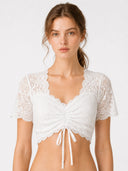 Oktoberfest Wiesn Style Lace Blouse