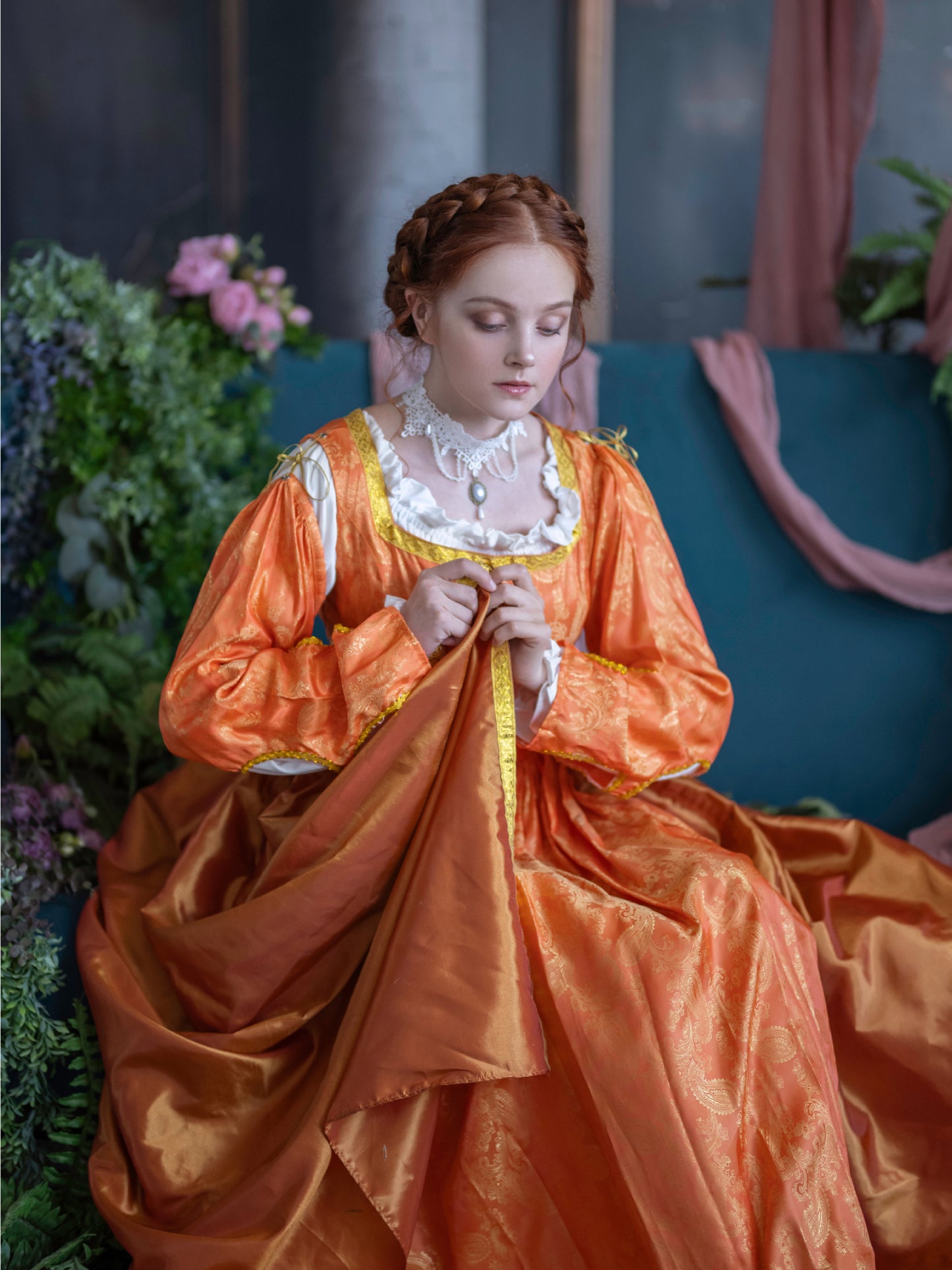 Renaissance Princess Gown 16th Vintage Costume