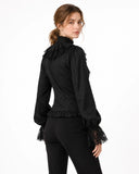 Renaissance Princess Style Ruffle Sleeve  Blouse