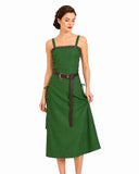 Women's Viking Apron Dress with Belt