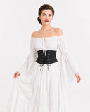 Retro Elastic Lacing Corset Belts