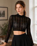 Oktoberfest Lace Dirndl Blouse Bavarian Top - Black