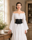 Retro Elastic Lacing Corset Belts