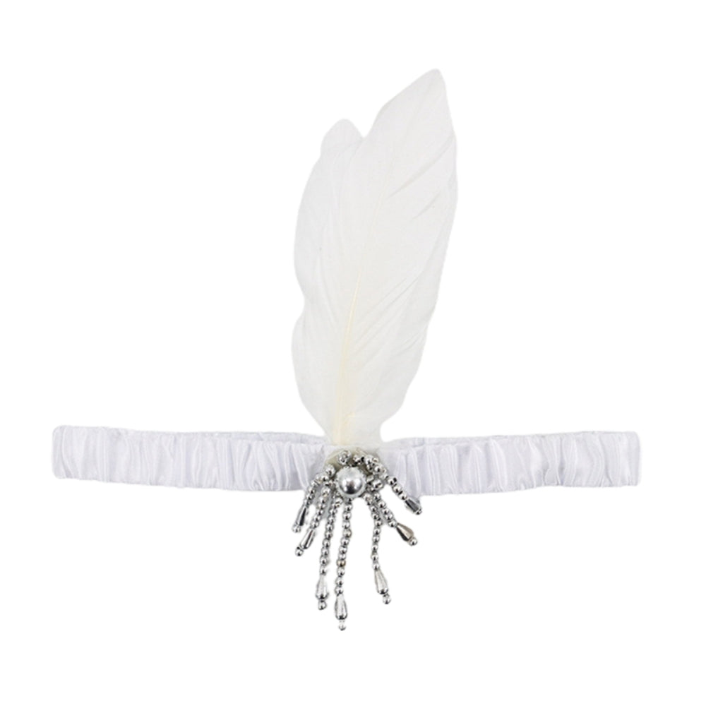 9PCS Beige Gatsby Accessory Set with Sequin Shawl