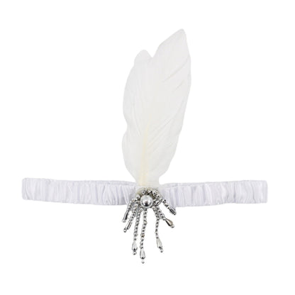 9PCS Beige Gatsby Accessory Set with Sequin Shawl