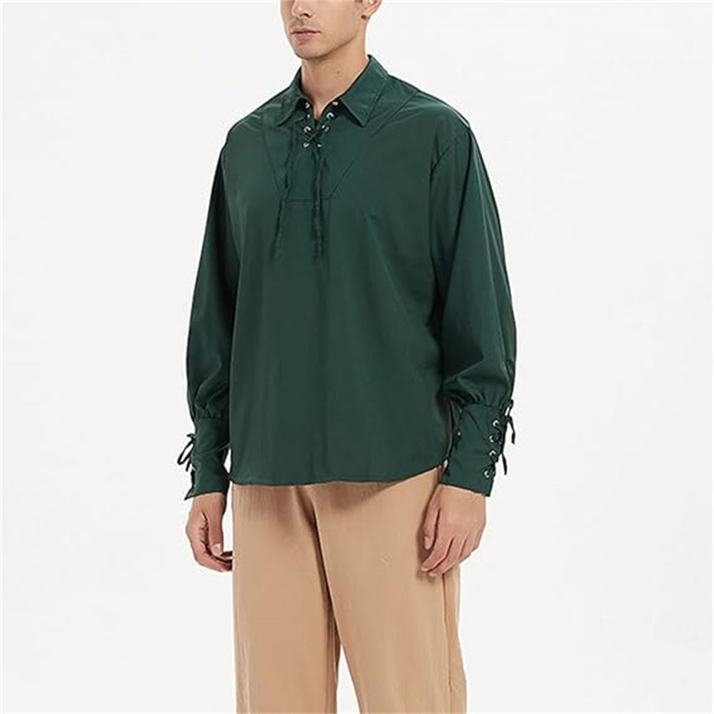 Pirate Style Tunic Drawstring Desing - Retrorobe