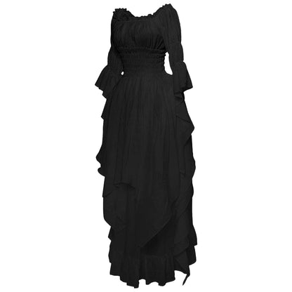 Victorian Flowy Bohemian Retro Style Women's Masquerade & Evening Dress