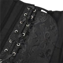 Victorian Corset Gothic Satin Lace Bustier - Retrorobe