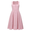 Oktoberfest Pink Vintage Dirndl Dress - Retrorobe