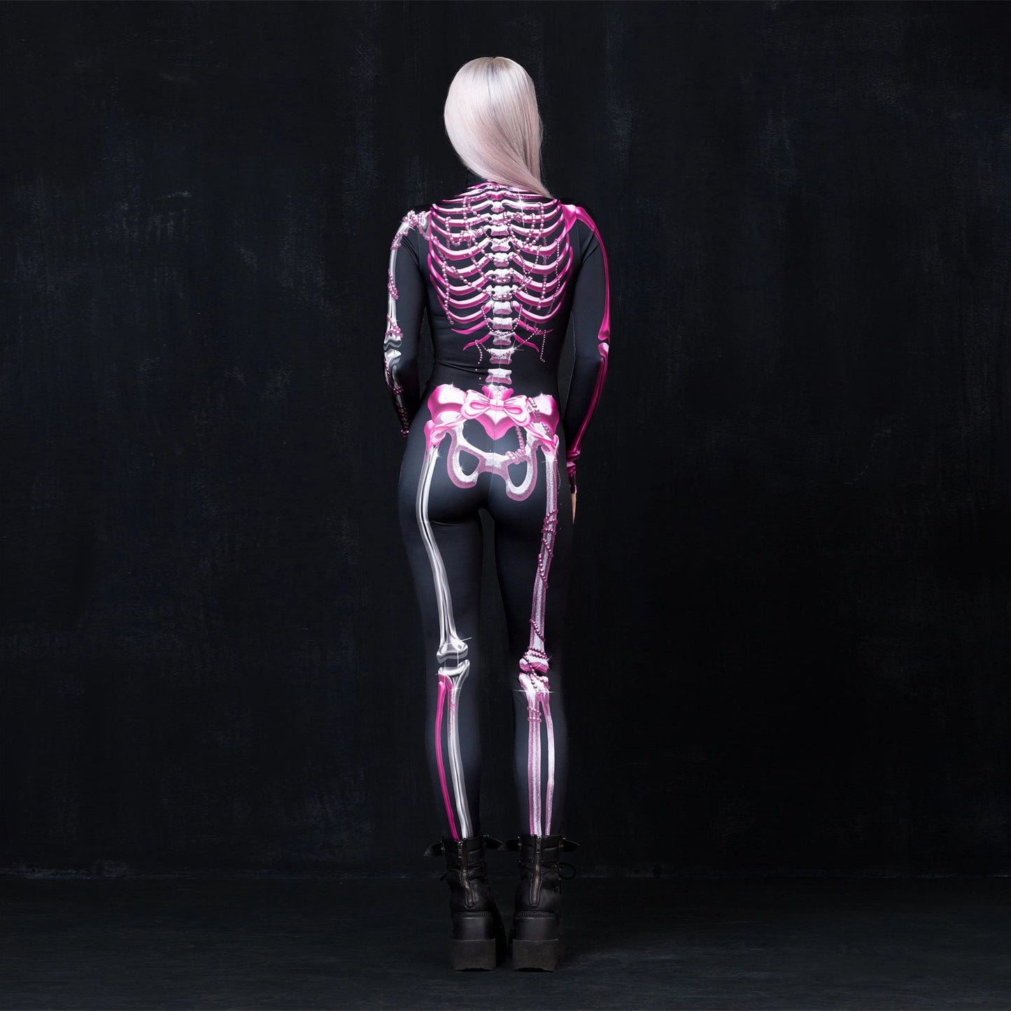 Skull Skeleton Halloween Catsuit