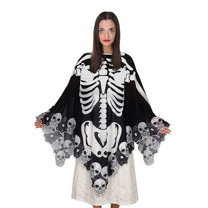 Bat Skull Skeleton Cape