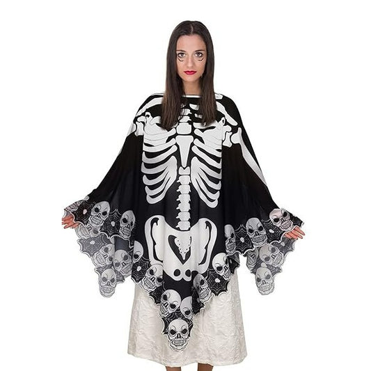 Bat Skull Skeleton Cape