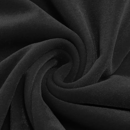 Xmas Vintage Velvet Tie-Neck Fit & Flare Dress