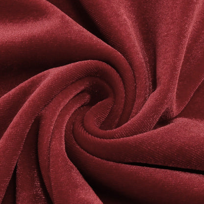 Xmas Vintage Velvet Tie-Neck Fit & Flare Dress