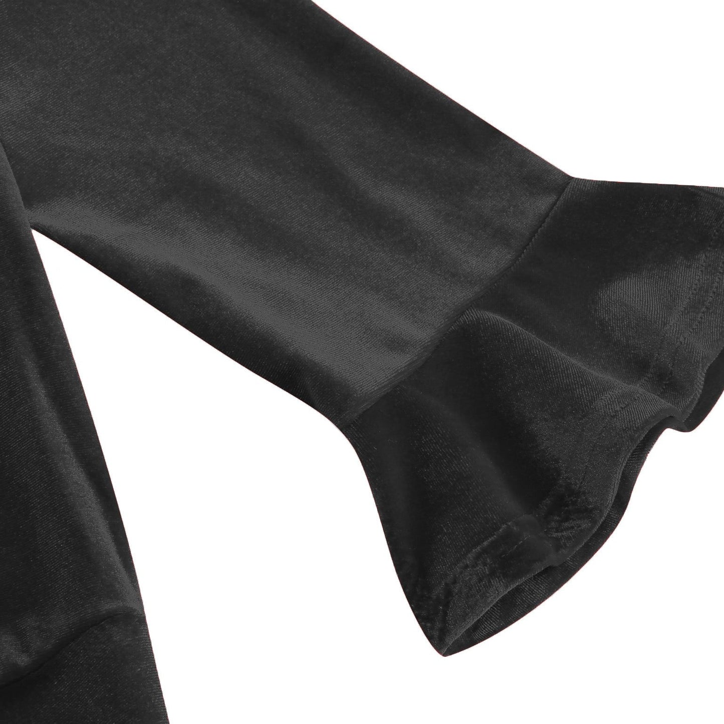 Xmas Vintage Velvet Tie-Neck Fit & Flare Dress