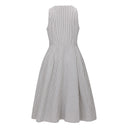 Oktoberfest Beige Retro Dirndl Dress with Apron - Retrorobe
