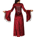 Vestido de corte medieval de terciopelo