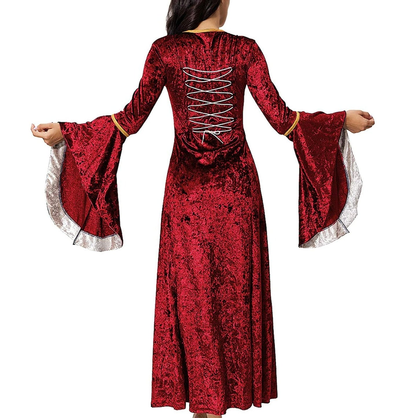 Robe de cour médiévale en velours 