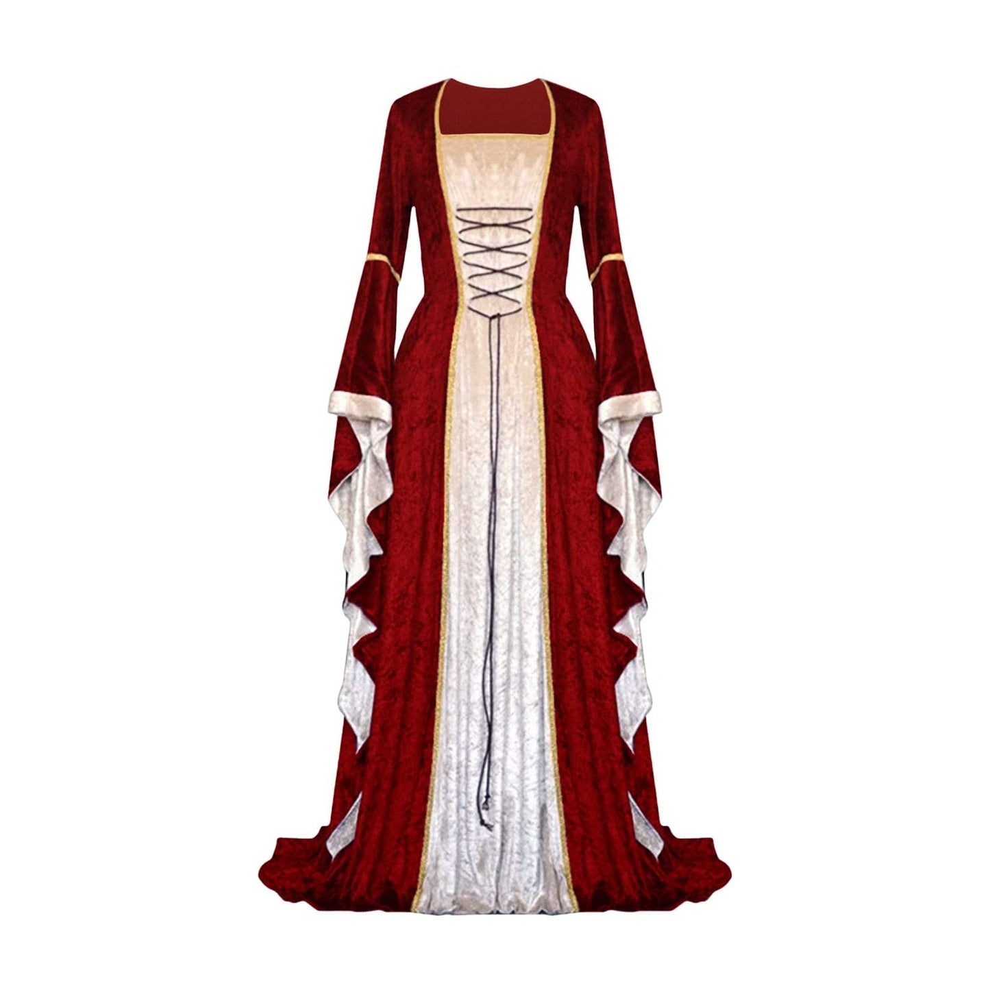 Robe de cour médiévale en velours 