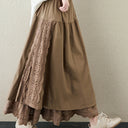 Medieval Two Layer Linen Skirt - Retrorobe