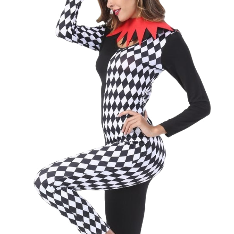 Clown Halloween Costume Full Body Suit