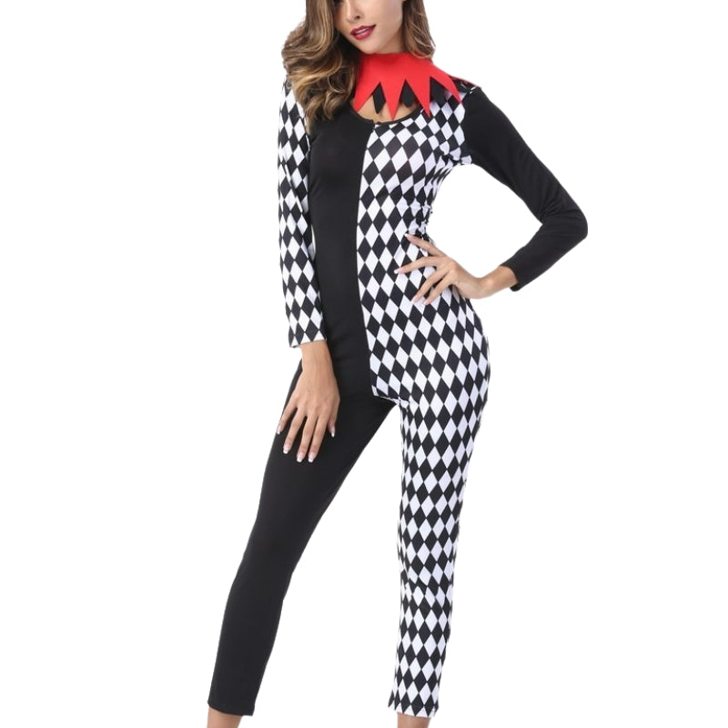Clown Halloween Costume Full Body Suit