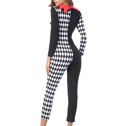 Clown Halloween Costume Full Body Suit