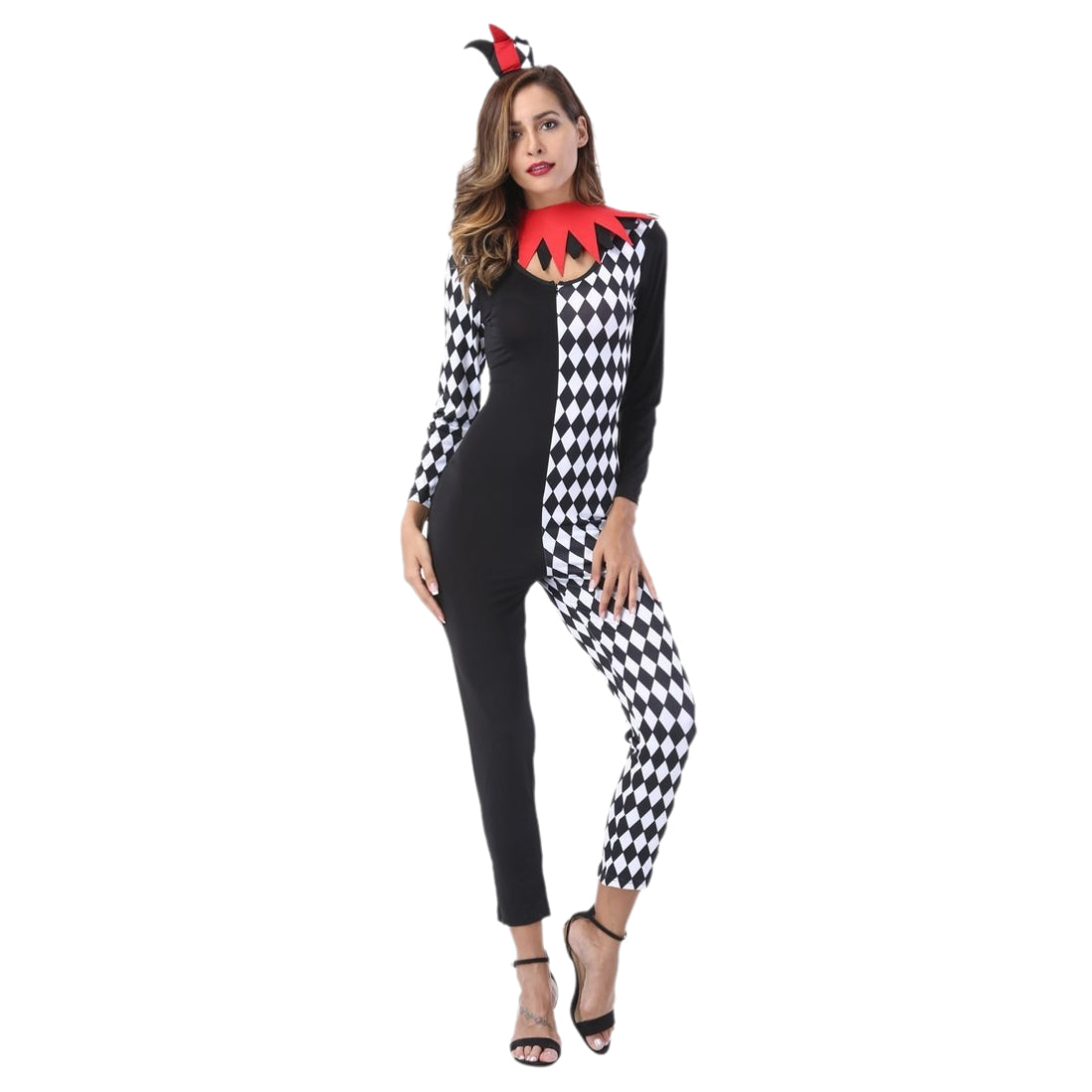 Clown Halloween Costume Full Body Suit