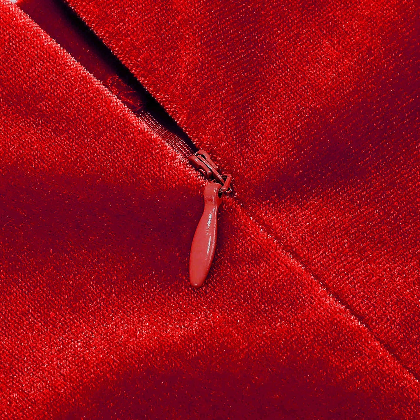 Vintage Xmas Belted A-Line Velvet Dress