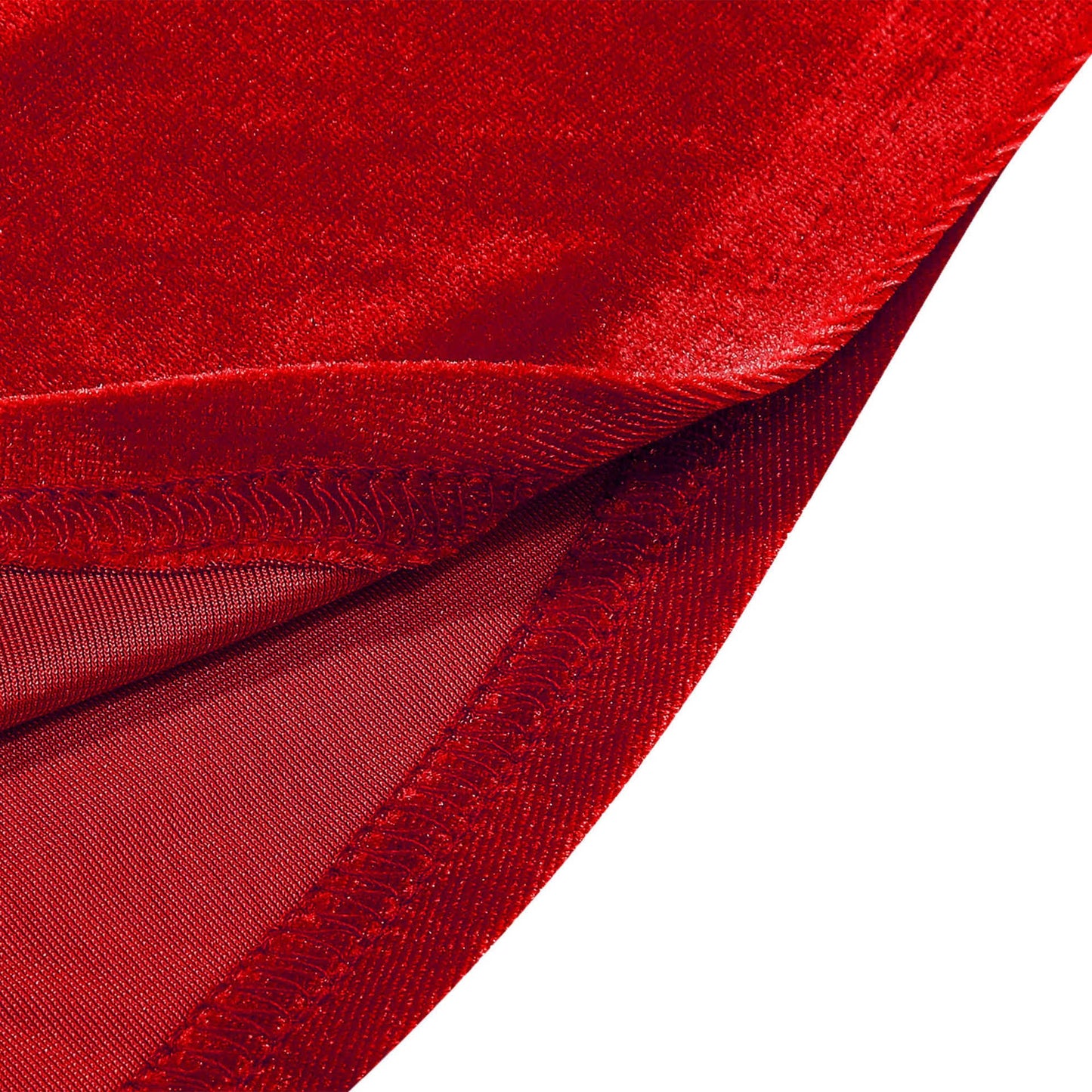 Vintage Xmas Belted A-Line Velvet Dress