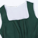 Oktoberfest Bavarian Dirndl Dress with Apron and Lace Blouse - Retrorobe