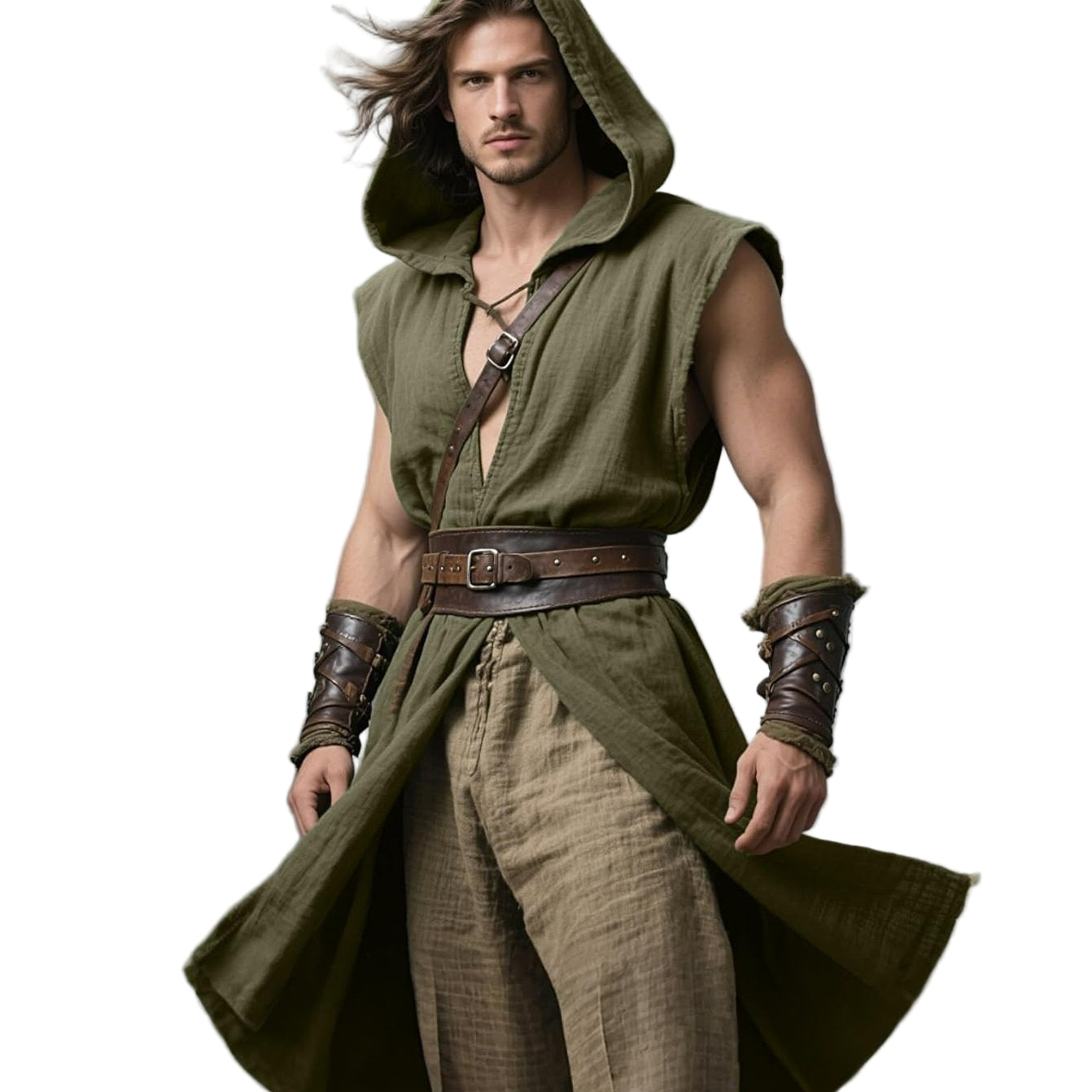 Medieval Hooded Tunic